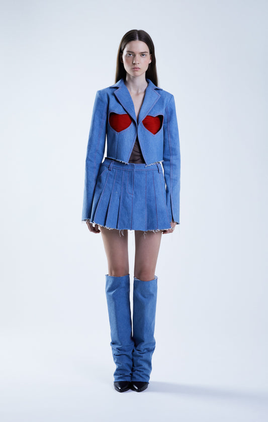 Ms. Heart Cut-Out Suit