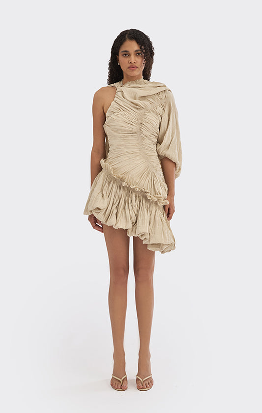Art Pieces - Hand-Draped Mini Dress