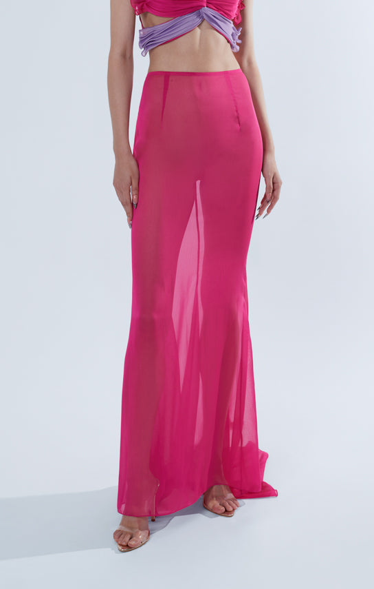 Classic Fishtail Maxi Skirt