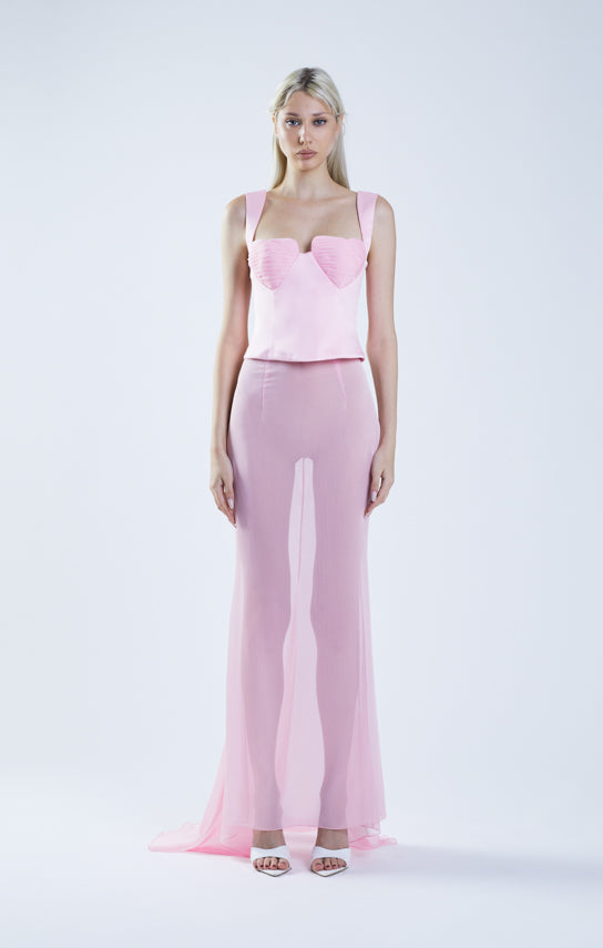 Classic Fishtail Maxi Skirt