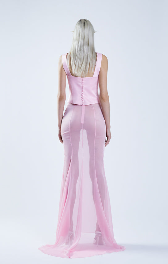 Classic Fishtail Maxi Skirt