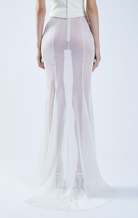 Classic Fishtail Maxi Skirt